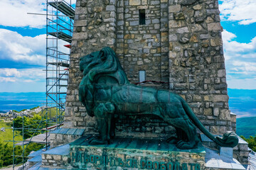 Bulgaria, Shipka Monument, part reconstruction. - 437937843