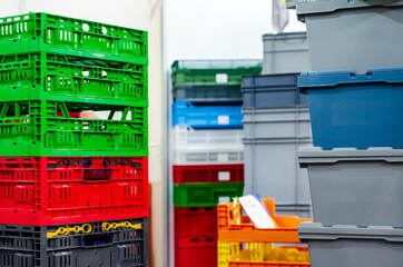 Industrial storage boxes, storage containers, plastic box