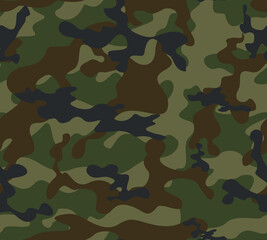 
Camouflage military texture, modern abstraction, trendy stylish seamless pattern for printing clothes, fabric.