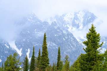 Grand Tetons National Park In Wyoming, america.