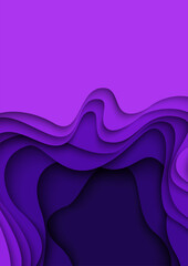 Abstract background. Paper cut shapes. Template for banner, brochure, book cover, booklet design.