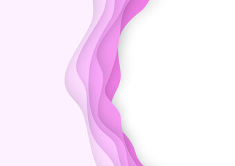 Abstract background. Paper cut shapes. Template for banner, brochure, book cover, booklet design.