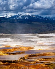 Yellowstone National Park in Wyoming.