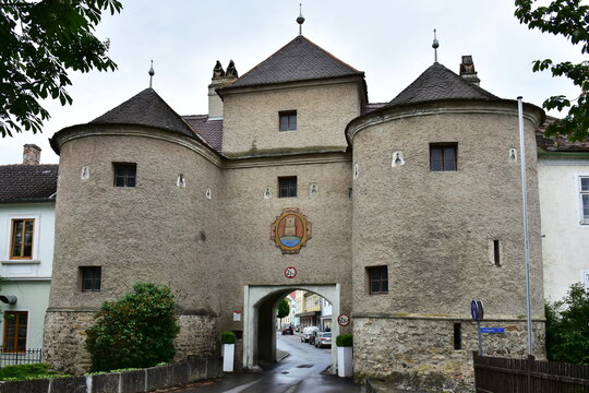 historic buildings in town Traismauer near Kremms in Lower Austria