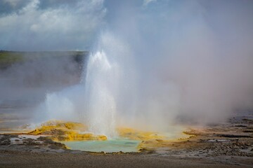 Yellowstone National Park in Wyoming.