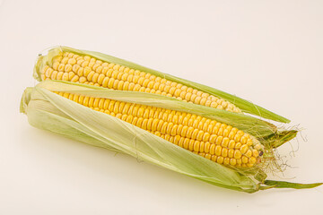 Vegan cuisine - Ripe sweet corn
