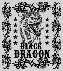 tribal, dragon, tattoo, black, illustration, design, vector, art, decoration, abstract, pattern, symbol, silhouette, isolated, ornament, creative, background, style, sign, fantasy, white, graphic, ani