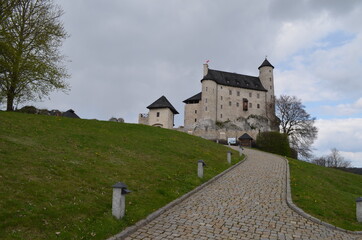 Fototapeta na wymiar Zamek w Bobolicach, Szlak orlich Gniazd, Polska