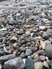 pebbles on the beach