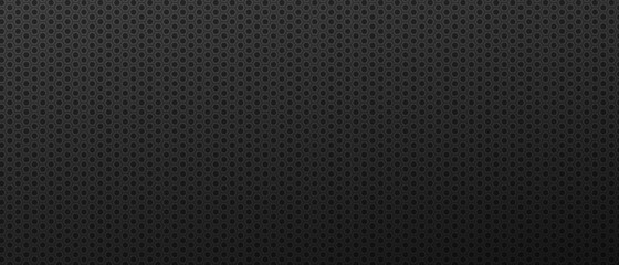 Black abstract hexagons nut background.
