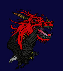 tribal, dragon, tattoo, black, illustration, design, vector, art, decoration, abstract, pattern, symbol, silhouette, isolated, ornament, creative, background, style, sign, fantasy, white, graphic, ani