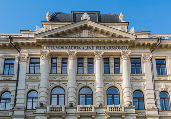 Fototapeta na wymiar Lithuanian National Philharmonic Society