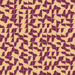 Abstract Geometric Pattern generative computational art illustration