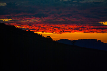 Por do sol summer sun