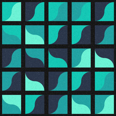 Abstract Geometric Pattern generative computational art illustration