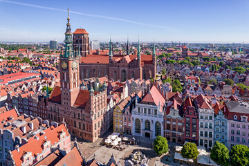Old Town of Gdańsk, Poland. - obrazy, fototapety, plakaty