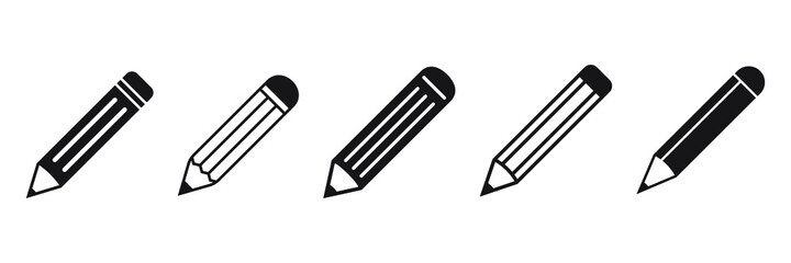 Pencil icon vector.