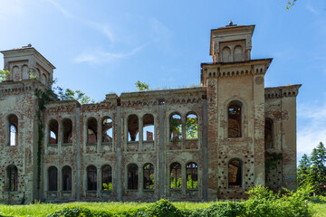 Obraz premium Ruins of the Vidin Synagogue in Vidin, Bulgaria