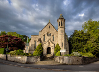 Fototapeta na wymiar St Marys Catholic Church in Barnard Castle, County Durham, UK