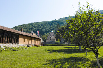 Fototapeta na wymiar Medieval Ravanica monastery of Ascension of Jesus, Serbia