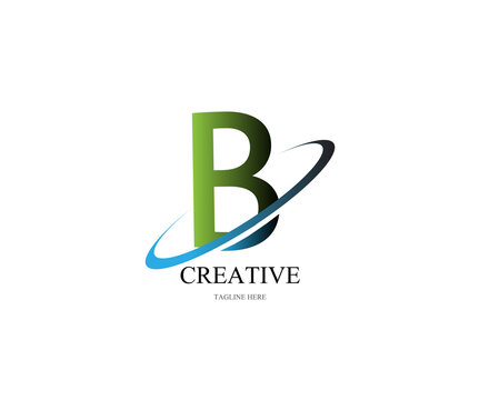 b logo
