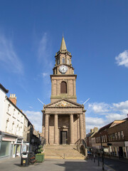 Fototapeta na wymiar The Town Hall in Berwick-upon-Tweed in Northumberland, UK