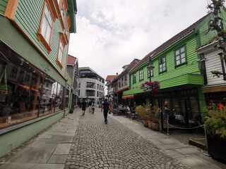 Colour Street Historic Site Stavanger Norway