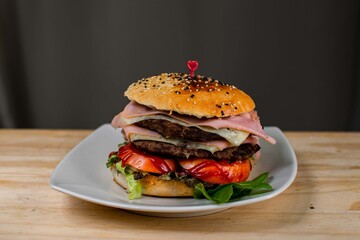 Fotografía Gastronomica. Hamburgesa