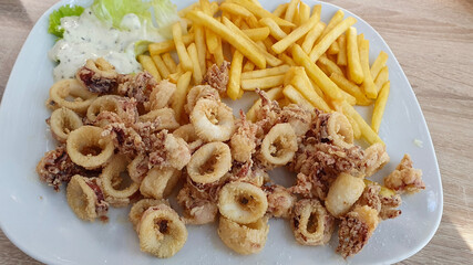 Fried calamari