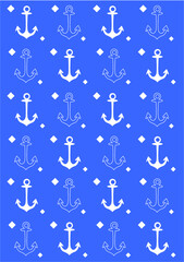seamless background with anchor