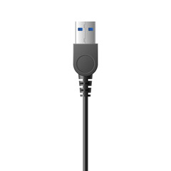 USB cable. Connector or plug for connecting and charging phones, devices, computers, tv, tablets