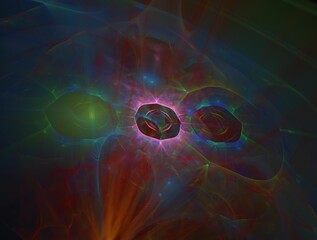 Imaginatory fractal background generated Image