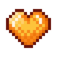 Pixel art background. Heart pixel art. Vector illustration. Valentine's Day.