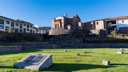 Coricancha. Templor dorado en la ciudad de Cusco. Uno de los mayores atractivos turísticos.