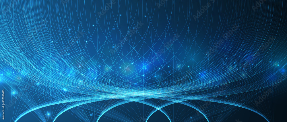 Aufkleber technology data background, idea of global business solution