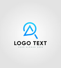 A letter initials vector logo template , Vector logo for business and company identity 