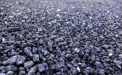 Dry asphalt stone