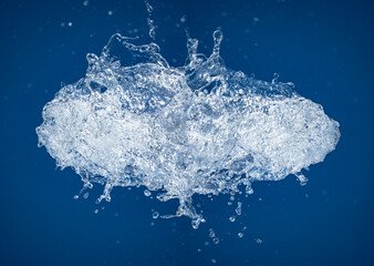 water splash - in the macro detail