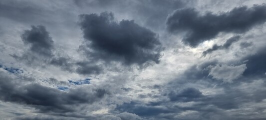 Céu azul com nuvens