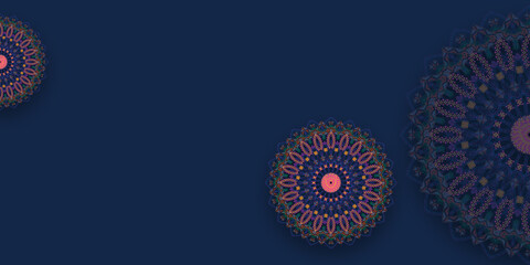 Mandala colorful minimal vintage art, ancient Indian vedic background design, old painting texture with multiple mathematical shapes