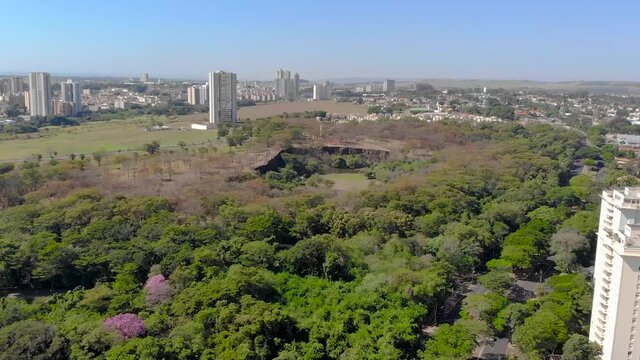 Drone Parque Curupira em Ribeirao Preto Vista A&eacute;rea