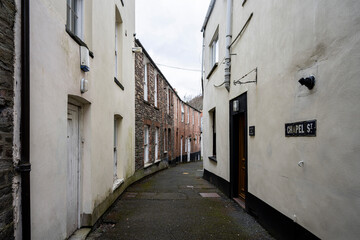 A street in Brecon, Wales