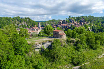 Fototapeta na wymiar Hermitage of Santa Magdalena in Rupit, a Spanish municipality in the Osona region located northeast of the region and east of the Sierra de Cabrera