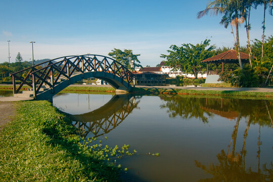 Touristic spot in Joinville, close to the BR-101 highway and Expoville. Characteristic cultural place of the city.