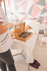 Young Woman Enjoying a Day at the Spa.