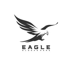 Fototapeta na wymiar eagle logo template