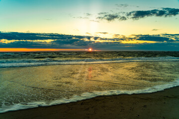 Nordsee, Meer, Strand, Sonnenuntergang, Sylt