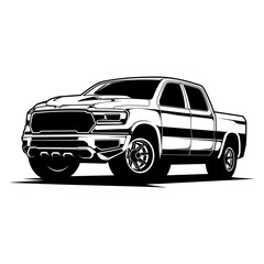 pickup vector illustration © TFamz