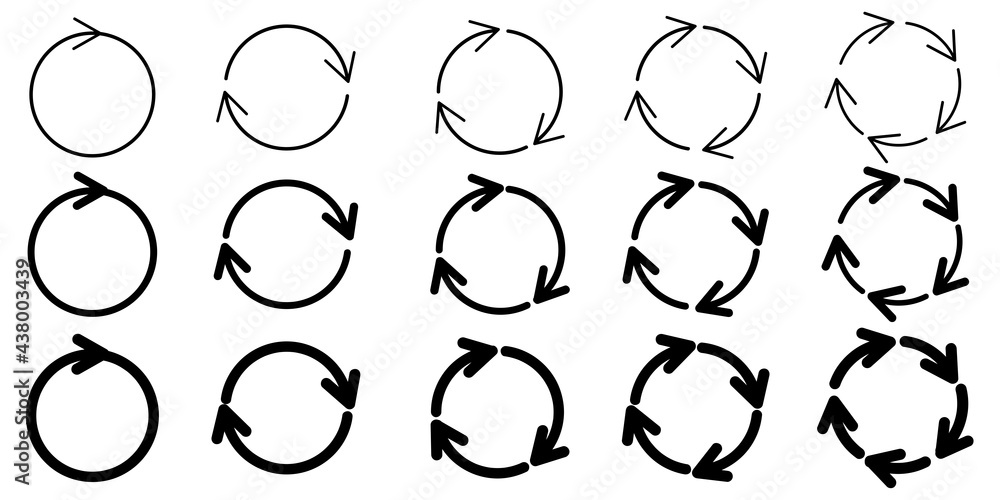 Poster cursor arrow icon set. arrow simple icon. arrow icon collection. vector illustration. stock image.