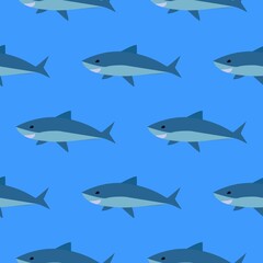 vector fish print. seamless fish print